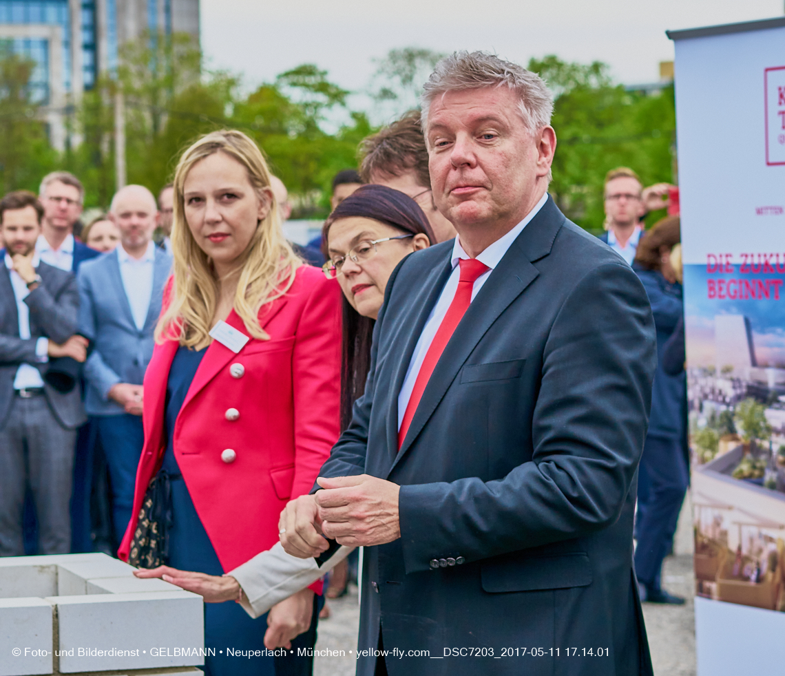 11. Mai 2017 - Grundsteinlegung für die LOGE und dem Kulturquadrat in Neuperlach